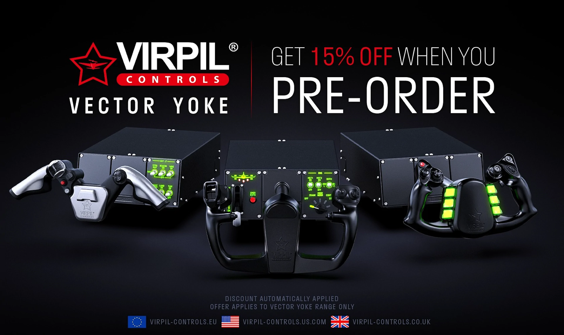 Virpil Controls opens pre-orders for Vector Yoke ecosystem