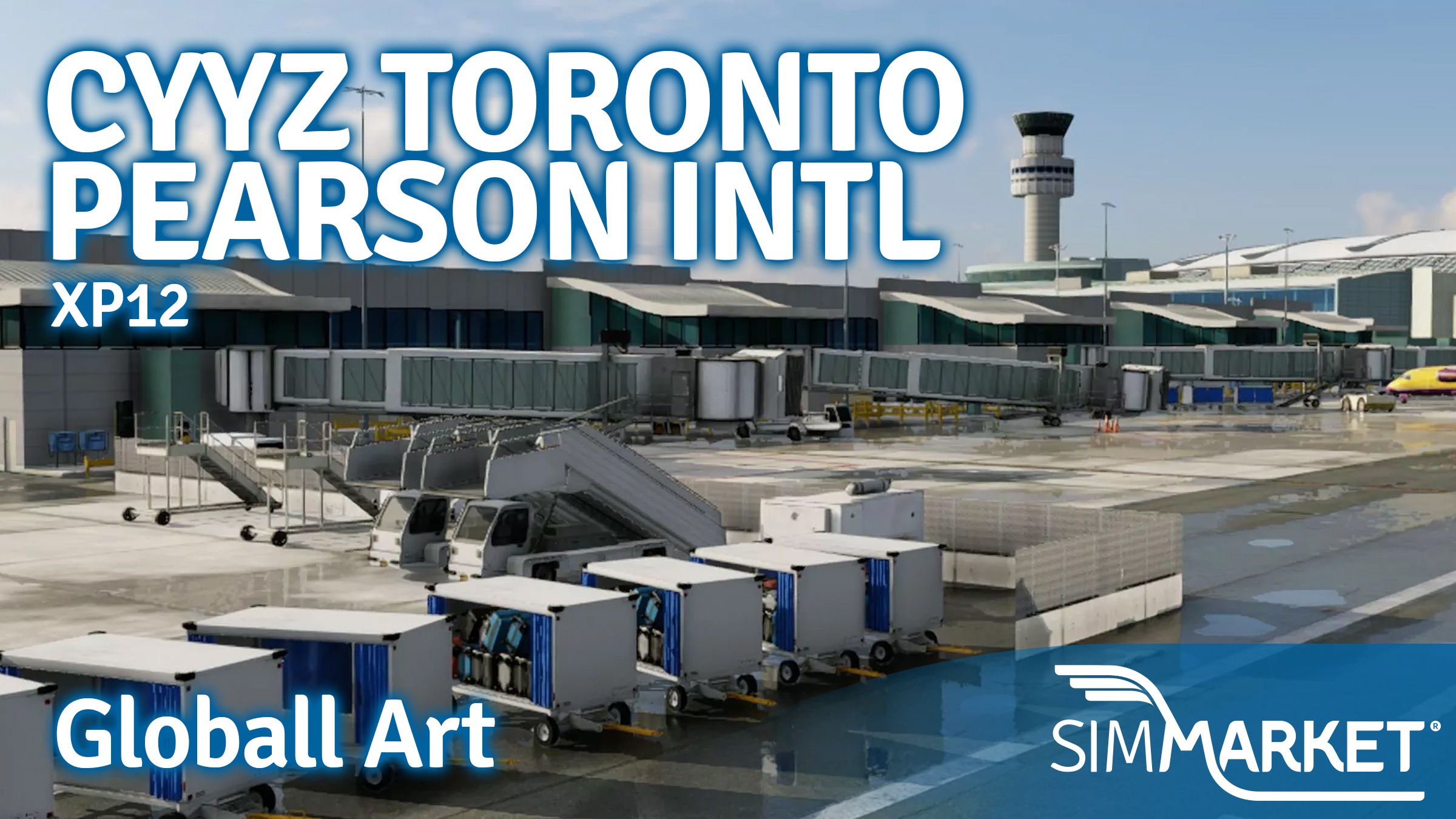Globall Art Releases Toronto Pearson International Airport for X-Plane 12