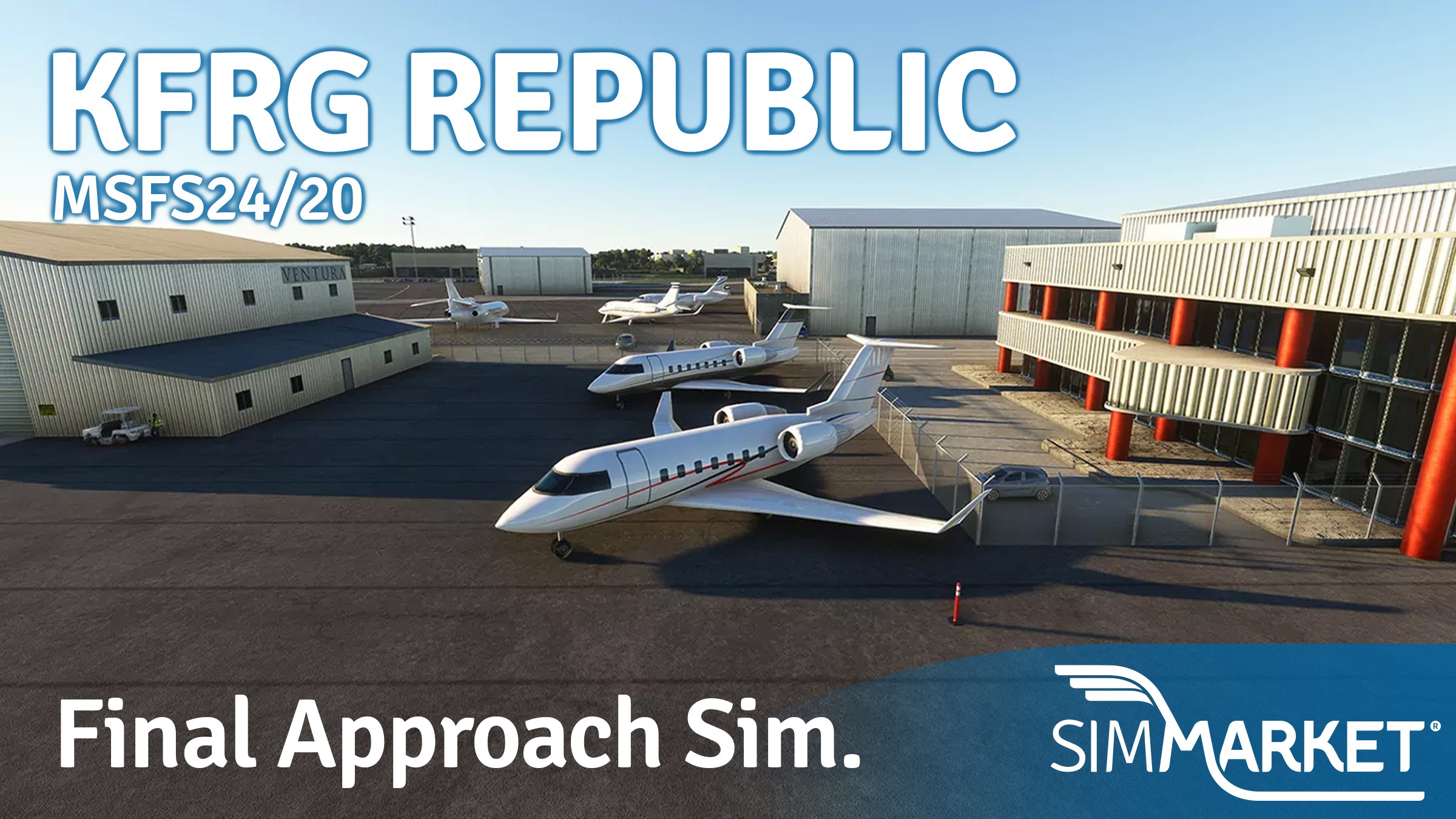 Final Approach Simulations Releases KFRG Republic Airport for MSFS 2024/2020
