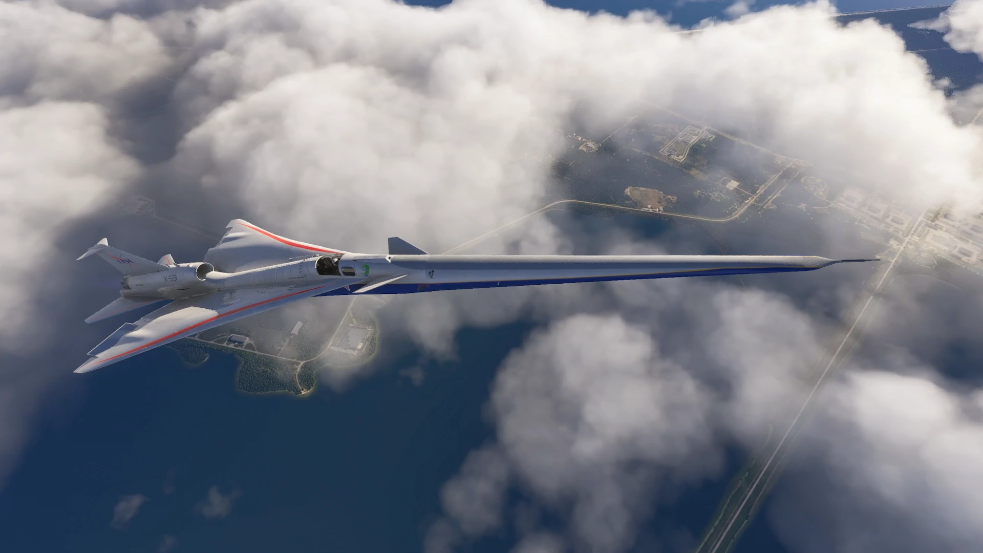 Orbx and Trespass VR bring NASA’s X-59 QueSST to MSFS