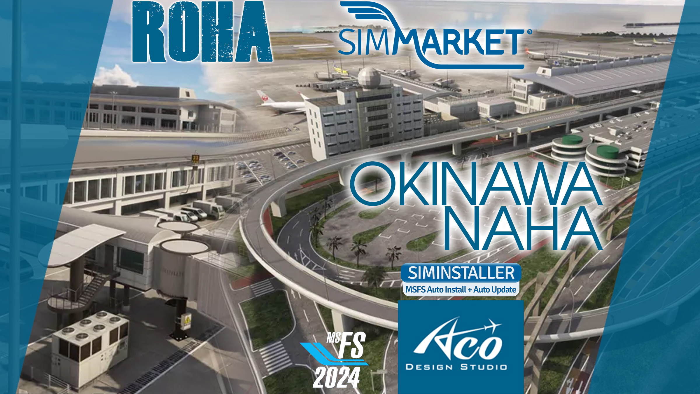ACO Design Studio Releases ROAH Naha Airport for MSFS 2024 and 2020