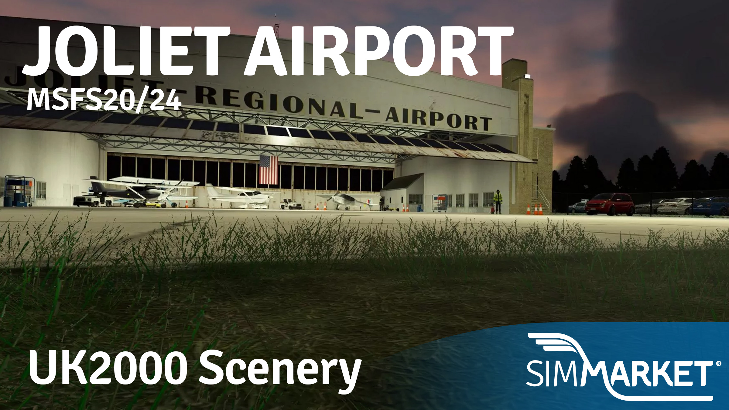 UK2000 Scenery releases Joliet Airport for MSFS24/20