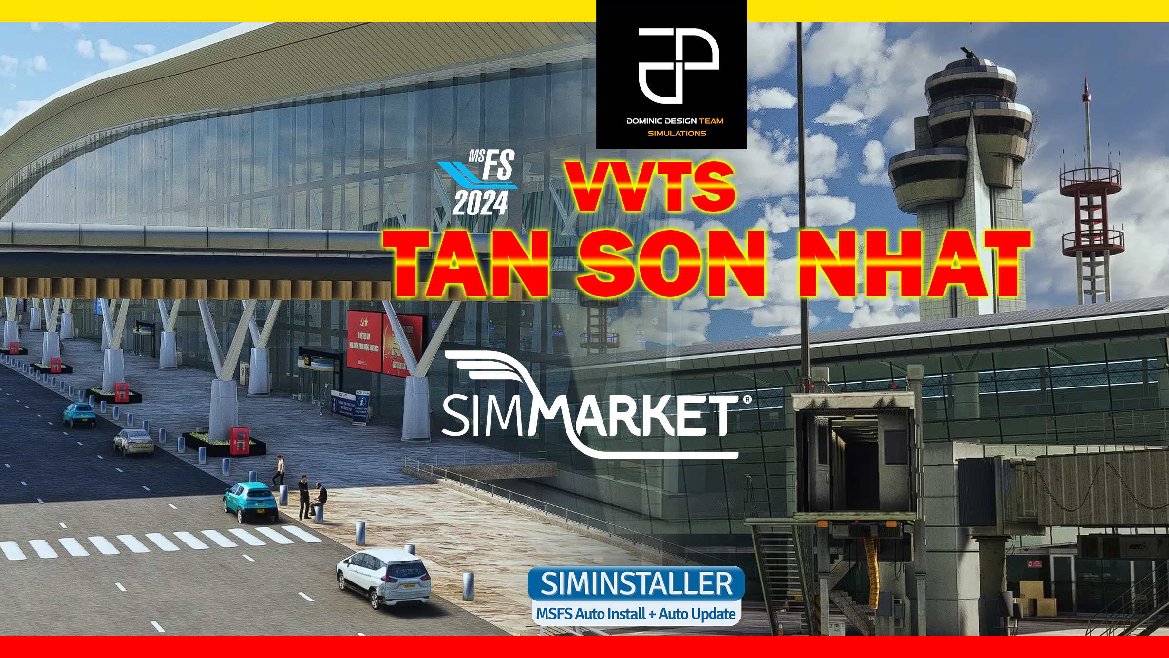 DominicDesignTeam Releases VVTS Tan Son Nhat Airport V2 for MSFS 2024 and 2020
