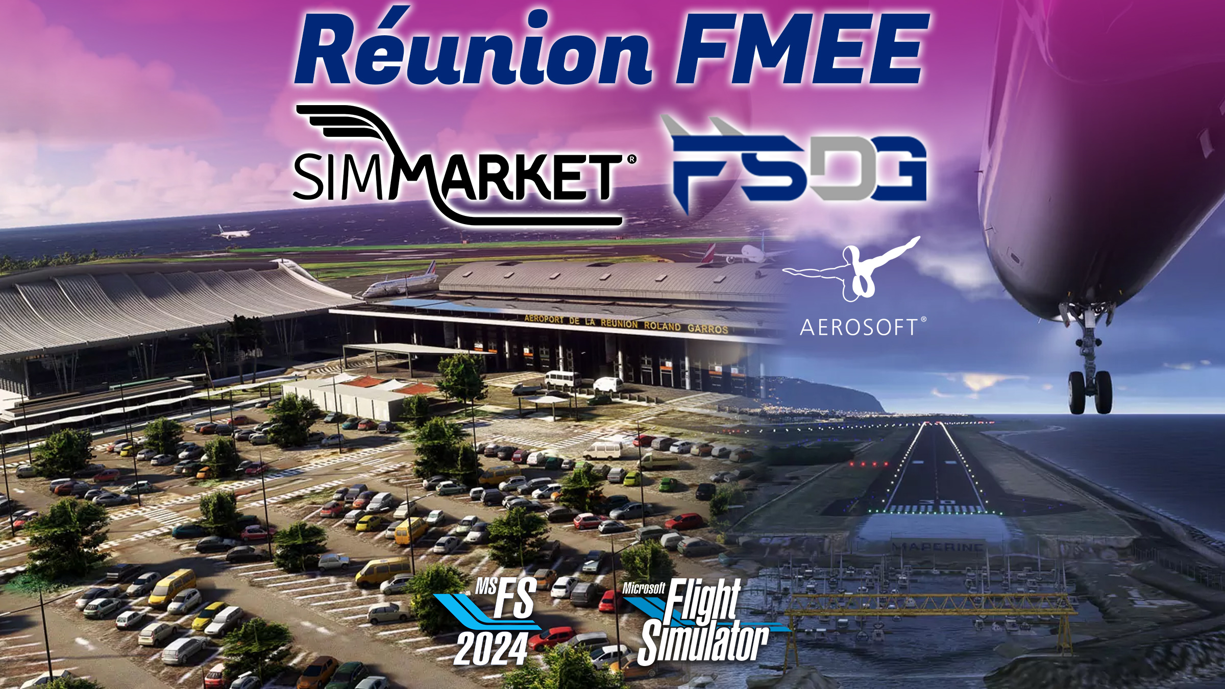 Aerosoft and FSDG Release Réunion Airport FMEE for Microsoft Flight Simulator 2020/2024