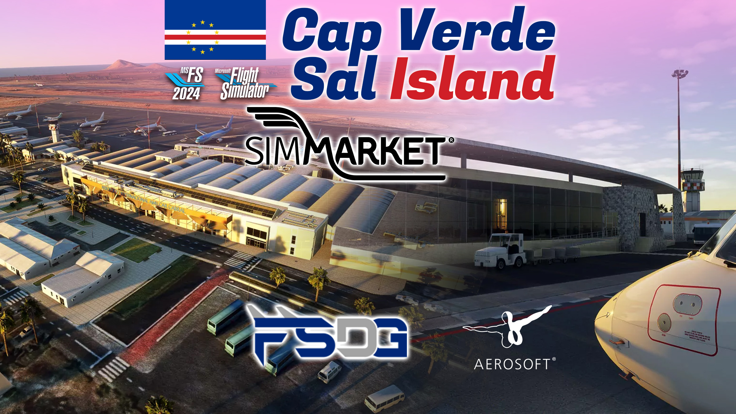 Aerosoft / FSDG – Cape Verde Sal GVAC for MSFS24/20