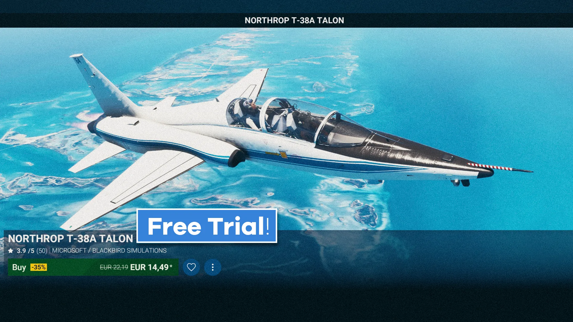 The new T-38 is fun, but MSFS 2024’s ‘Free Trial’ feature is the real winner